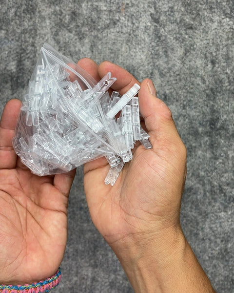 Clear Plastic Clothespins