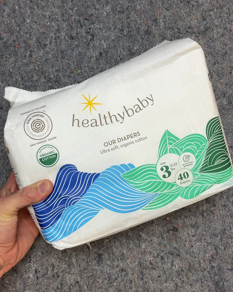 Healthy Baby Diapers, Size 3, 40 Count