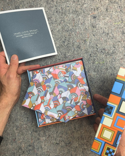 Frank Lloyd Wright Origami Treasure Box Kit