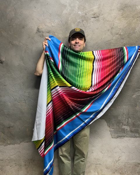 Two Curtains That Look Just Like A Mexican Blanket, 40x100" Each