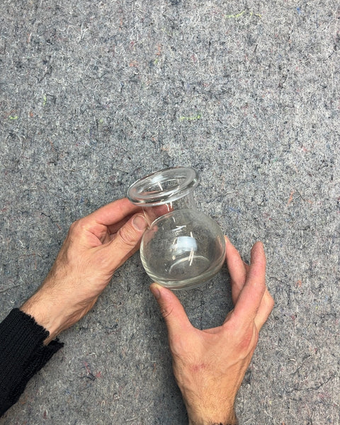 Clear Glass Bud Vase