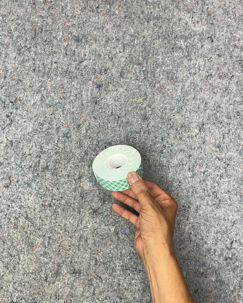 Green Plaid Double Sided Tape