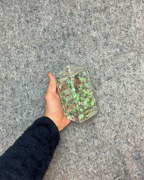 Decorative Herbarium Glass Bottle