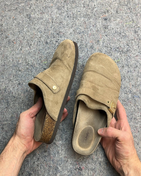 Dr. Scholl's Louis Iconic Suede Clogs, Size US 6.5 M or EU 39