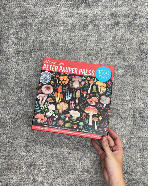 Peter Pauper Press Mushrooms 1000-Piece Jigsaw Puzzle
