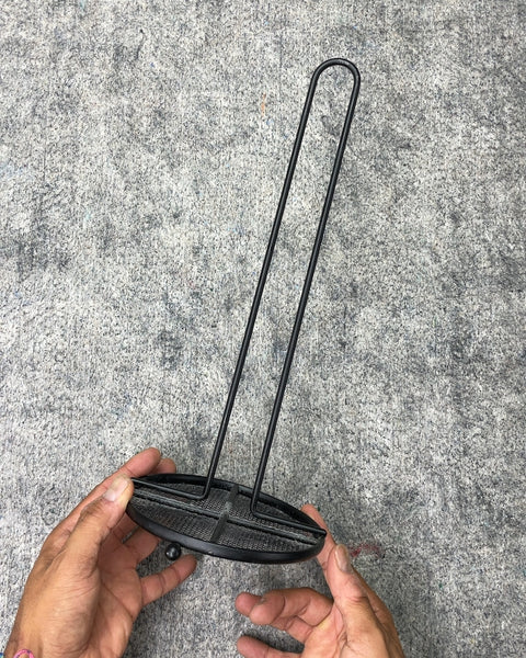 Black Metal Paper Towel Holder