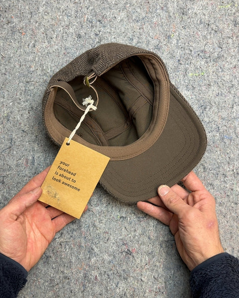 Storied Hats Brown & Tan Wool 5-Panel Cap, Average Size