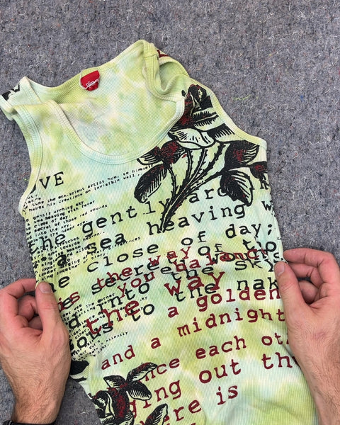 Tie-dye Glima Tank Top, Size M