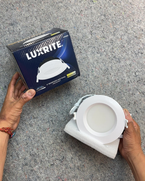 Luxrite 4" Recessed Mini Panel Light