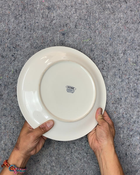 Another Home Cream Dinner Plate, 10"