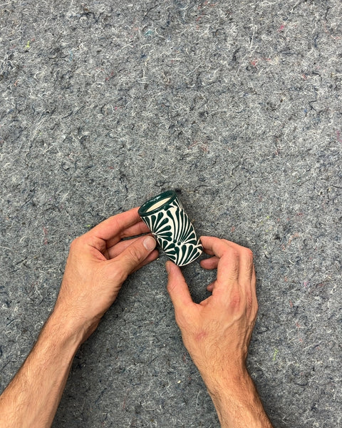 Pretty Talavera Handpainted Shot Glass