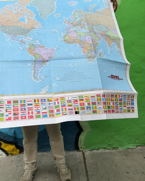 Hammond World Map Collectors Series, Missing 2 Flags