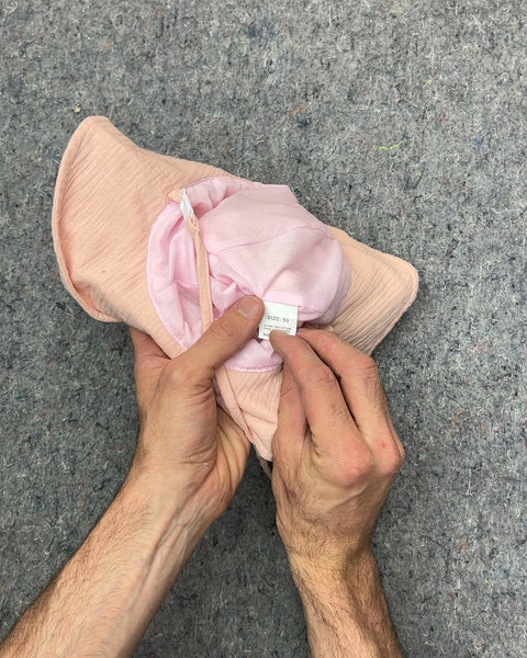 HONGTEYA Pink Toddler Bucket Hat, Size 50