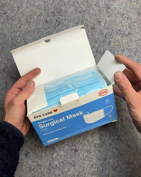 BYD Care Single-Use Surgical Mask, 50 Count