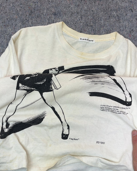 Flagstuff Dream & Reality Graphic Print Long Sleeve T-Shirt, Size M/L