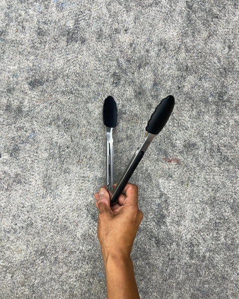 Silicone Tipped Stainless Steel Kitchen Tongs