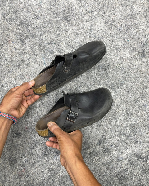 Birkenstock Boston Leather Clogs, Size 39