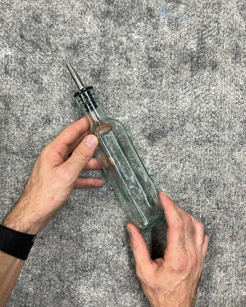 Glass Oil Dispenser Bottle with Pour Spout