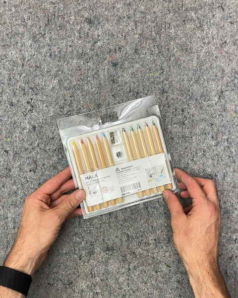 MÅLA Watercolor Pencils with Sharpener