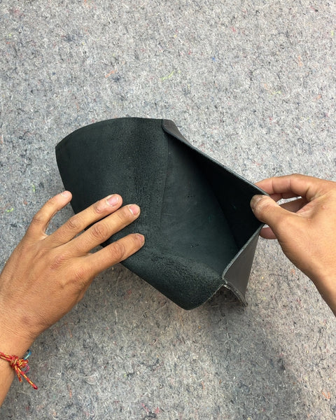 Libby Lane Black Leather Envelope Clutch