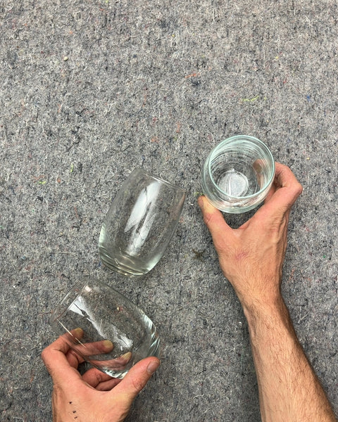 3 Stemless Drinking Glasses