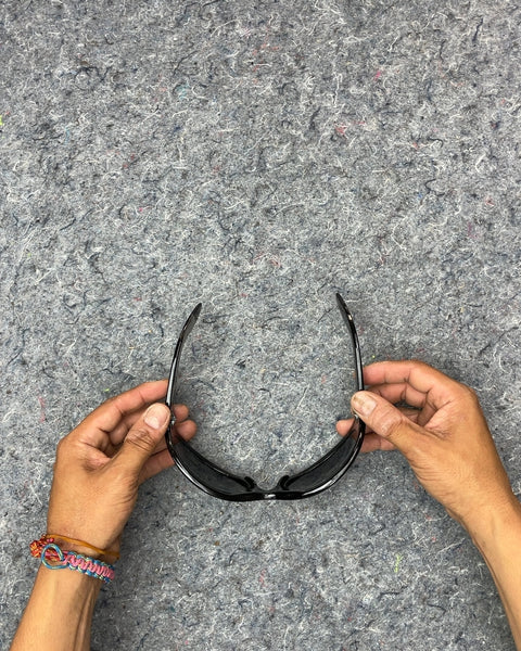 Black Oval Frame Sunglasses
