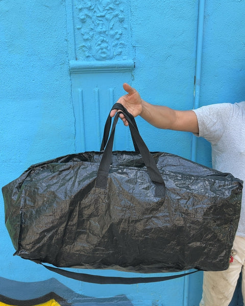 Large Black Reusable Storage Bag