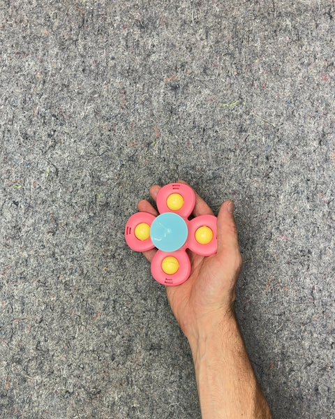 Butterfly-shaped Suction Cup Spinner Sensory Toy