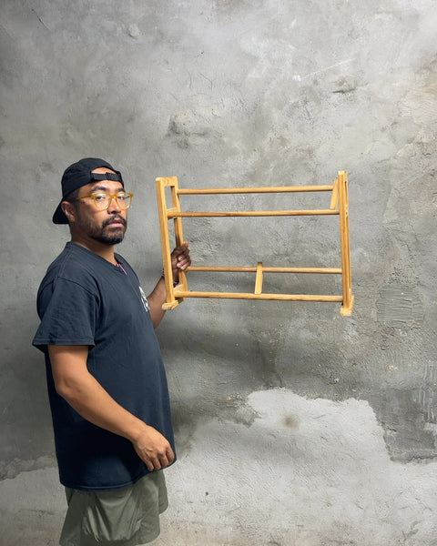 Amish-esque Country Wooden Shoe Rack, 16x22.5"