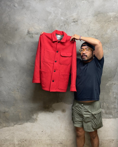 J. Press Red Wool Blend Jacket, Size S
