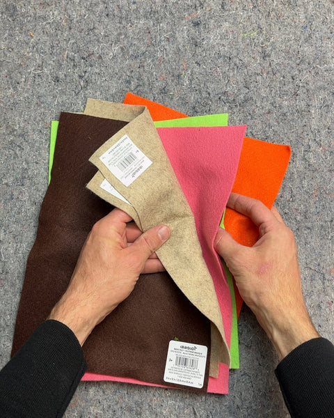 Creatology Basic Felt Fabric Sheets, 9x12"
