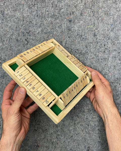 Wooden Shut The Box Game