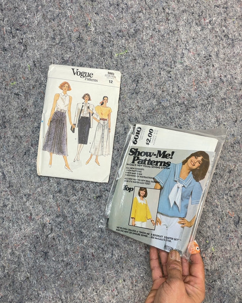 Vogue & Show-Me Sewing Patterns