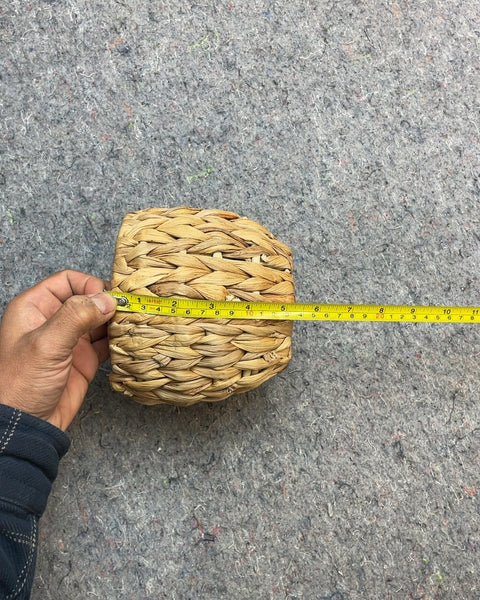 Woven Basket Planter with Plastic Liner