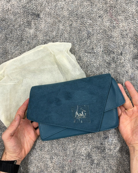 Brand New A&G Teal Crossbody Bag