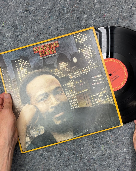 Marvin Gaye Midnight Love Vinyl Record