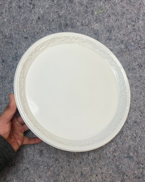 White Serving Platter
