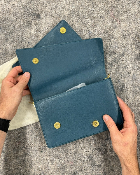 Brand New A&G Teal Crossbody Bag