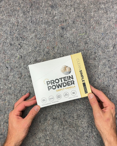 Unopened Clean Simple Eats Simply Vanilla Protein Powder, Expires 09/26