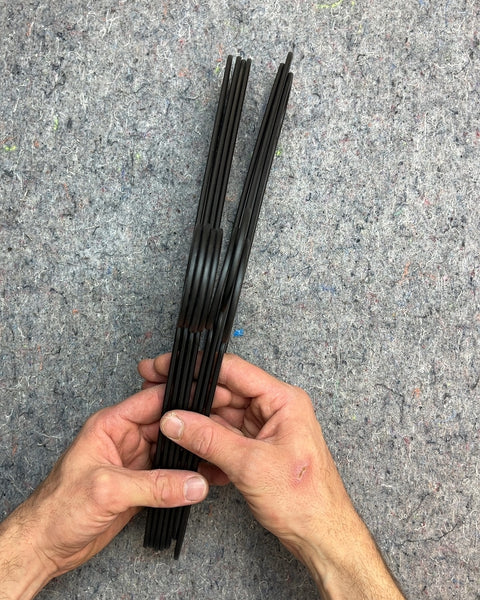 Bunch Of Flat Plastic Clothes Hangers