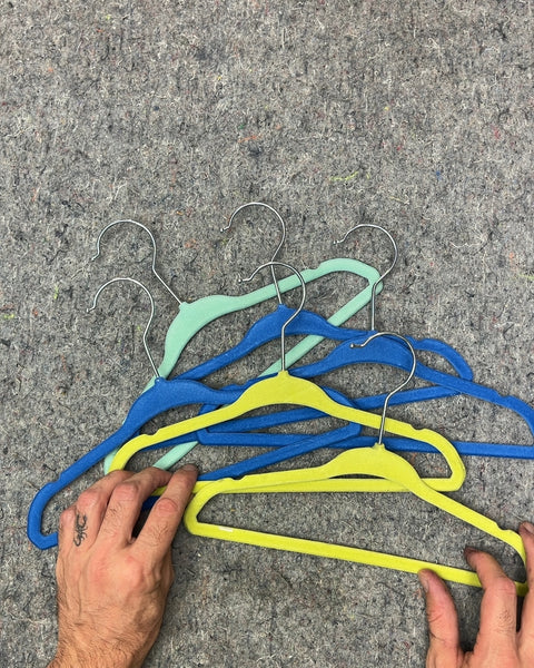 Assorted Kids Velvet Hangers