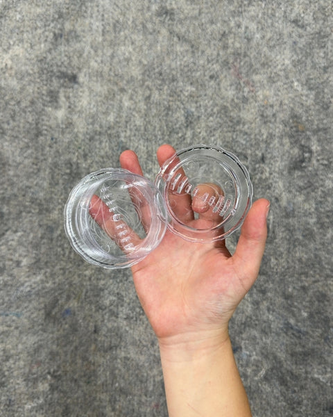 Clear Plastic Spice or Garlic Hand Grinder