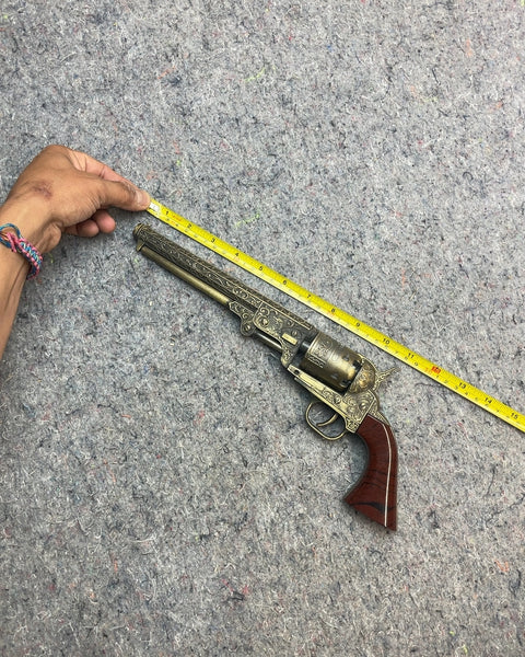 Decorative Engraved Revolver Prop