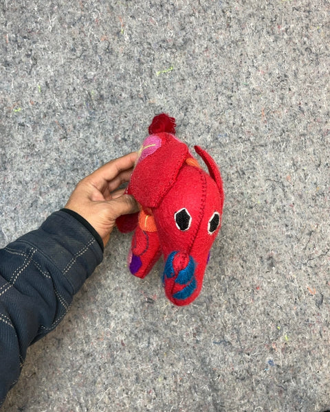 Embroidered Elephant Plush