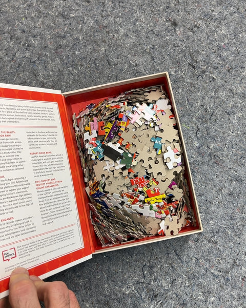 Banned Books 500-Piece Puzzle by Jane Mount