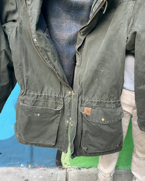 Carhartt C52 Chore Vintage Blanket Lined Jacket Green, Size Men's XL