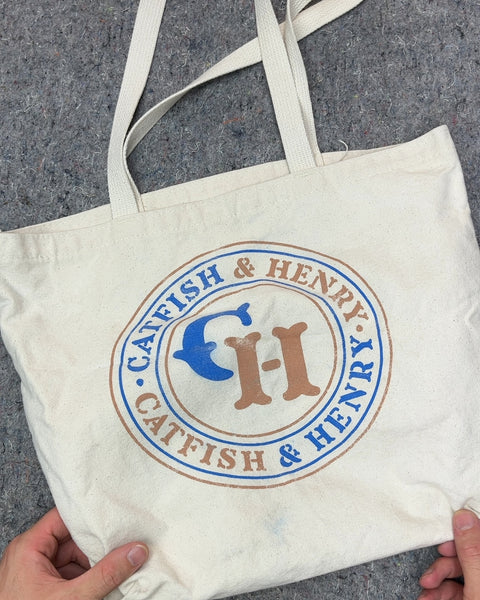 Catfish & Henry Canvas Tote Bag
