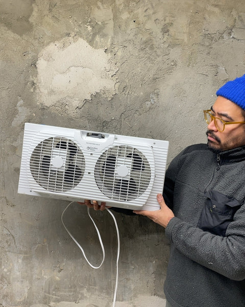 Comfort Zone Twin Window Fan