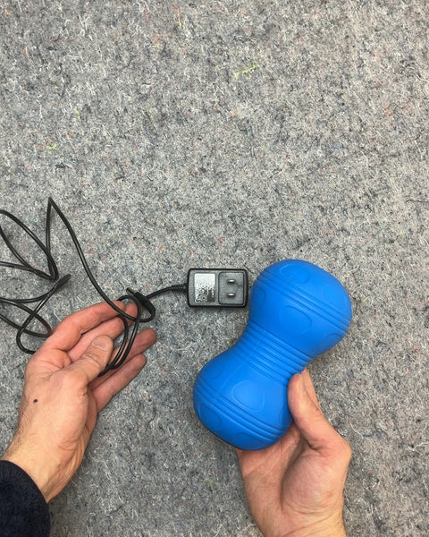 Blue Peanut Massager with Charger