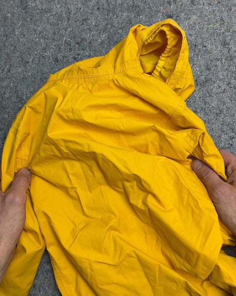 The North Face Yellow and Black Rain Jacket, Size Kids 4T